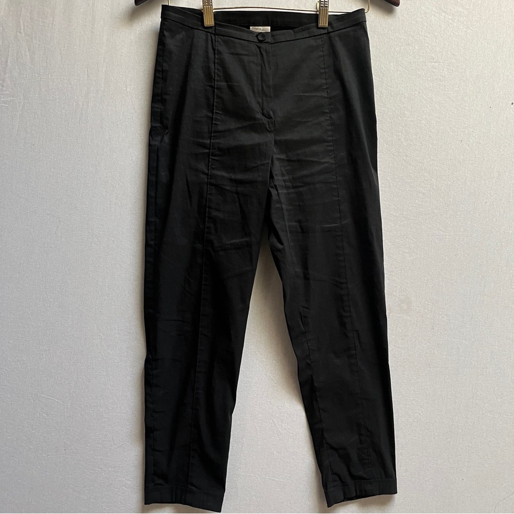 Annette Gortz linen cotton blend ankle cropped pants Sz 8